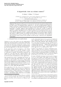 A Hyperbolic View on Robust Control ?