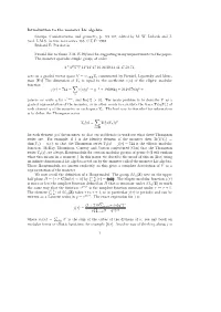 Introduction to the Monster Lie Algebra. Groups, Combinatorics, and Geometry, P