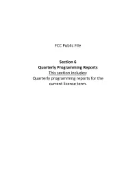 Section-6-Quarterly-Programming-Reports-2015-4Thq.Pdf