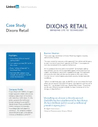 Dixons Case Studyv2