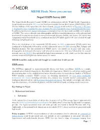 MEOR Flash: News You Can Use