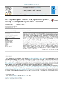 The Interplay of Game Elements with Psychometric Qualities, Learning, and Enjoyment in Game-Based Assessment