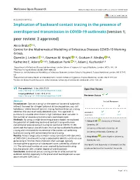 Endo, Backward Contact Tracing, WOR, 2020.Pdf