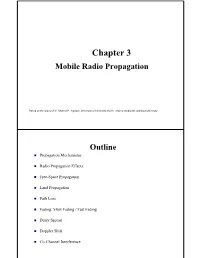 Mobile Radio Propagation