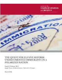 Undocumented Immigrants in a Polarized Nation
