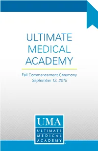2015-Fall-Graduation-Program.Pdf