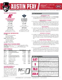 By the Numbers at the Kickoff