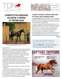Competitive Bidding As Book 3 Opens at Keeneland