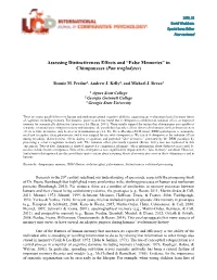 In Chimpanzees (Pan Troglodytes)