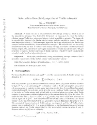 Information Theoretical Properties of Tsallis Entropies