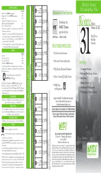 Market Street Philadelphia Pike FEATURES INCLUDE