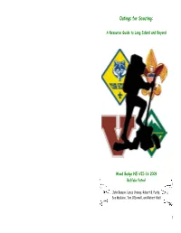 Outings for Scouting Bookfold