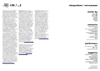 Program Sheet