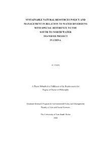 Sustainable Development, Policy Processes, and Natural Resource Management