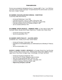 Tram Services
