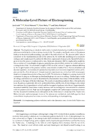 A Molecular-Level Picture of Electrospinning