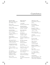 Contributors