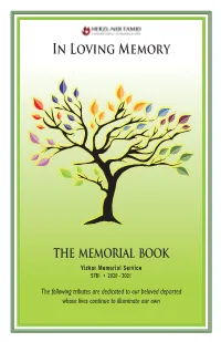 In Loving Memory