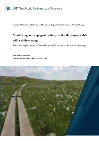 Monitoring Anthropogenic Activity in the Hardangervidda Wild Reindeer Range Possible Applications of Crowdsourced Strava-Data in Remote Settings