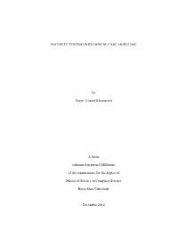 Security Testing with Misuse Case Modeling