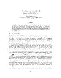 Selecting Polynomials for the Function Field Sieve