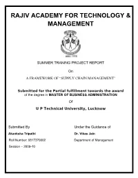 A Project Report On