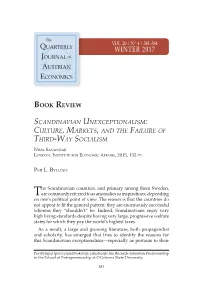 Scandinavian Unexceptionalism.Pdf