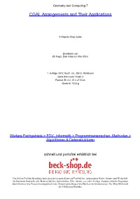 CGAL Arrangements and Their Applications