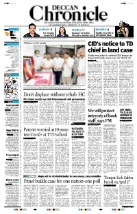 CID's Notice to TD Chief in Land Case