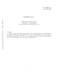 Dual Fields and E {11}