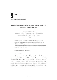 DOI: 10.1515/Genst-2017-0012 CLASS and GENDER