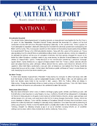 GEXA Newsletter