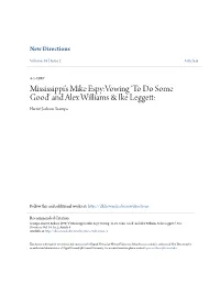 Mississippi's Mike Espy:Vowing