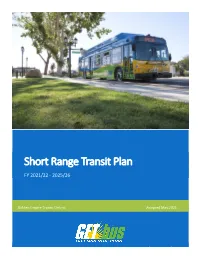 Short Range Transit Plan (PDF)
