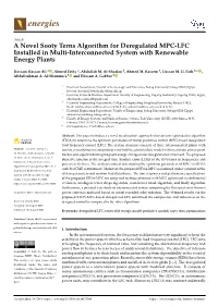 A Novel Sooty Terns Algorithm for Deregulated MPC-LFC Installed in Multi-Interconnected System with Renewable Energy Plants