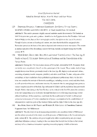 IEJ 68-2 TOC with Abstracts
