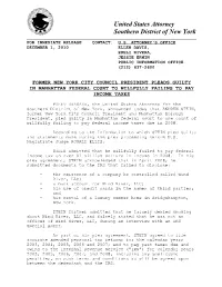 Stein, Andrew Plea