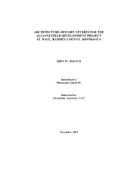 Architecture-History Studies for the Allianz Field Development Project St