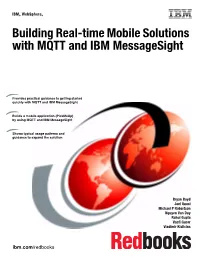 Building Realtime Mobile Solutions with MQTT and IBM Messagesight