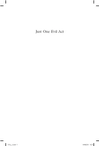 Just One Evil Act