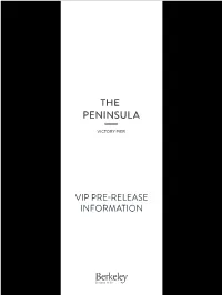 Vip Pre-Release Information Luxury Waterside Living