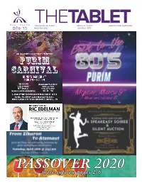 PASSOVER 2020 More Info on Pages 2-6 from THE