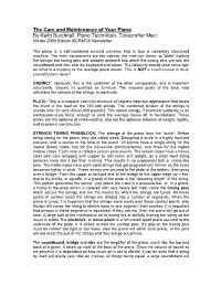The Care and Maintenance of Your Piano by Keith Burchnall, Piano Technician, Tonecrafter Msic Winter 2006 Edition BCRMTA Newsletter