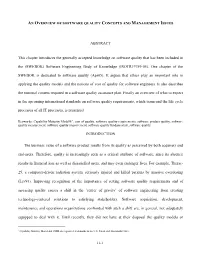 ABSTRACT This Chapter Introduces the Generally Accepted Knowledge