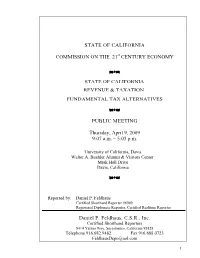 April 9, 2009 Meeting Transcript