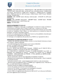 Comité De Direction