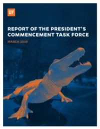 Commencement Task Force Report