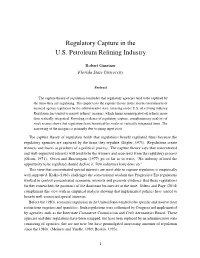 Regulatory Capture in the U.S. Petroleum Refining Industry