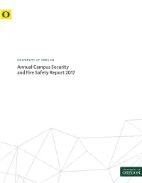 Annual Campus Security and Fire Safety Report 2017 TABLE of CONTENTS