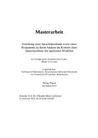 Masterarbeit